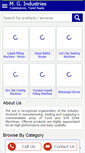 Mobile Screenshot of mgindustriesindia.com